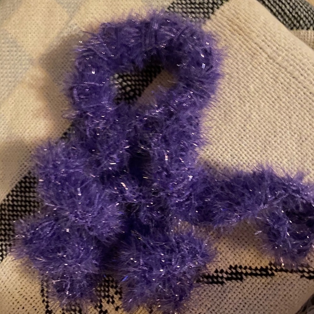 💋Crocheted Sparkle Scrunchie💋